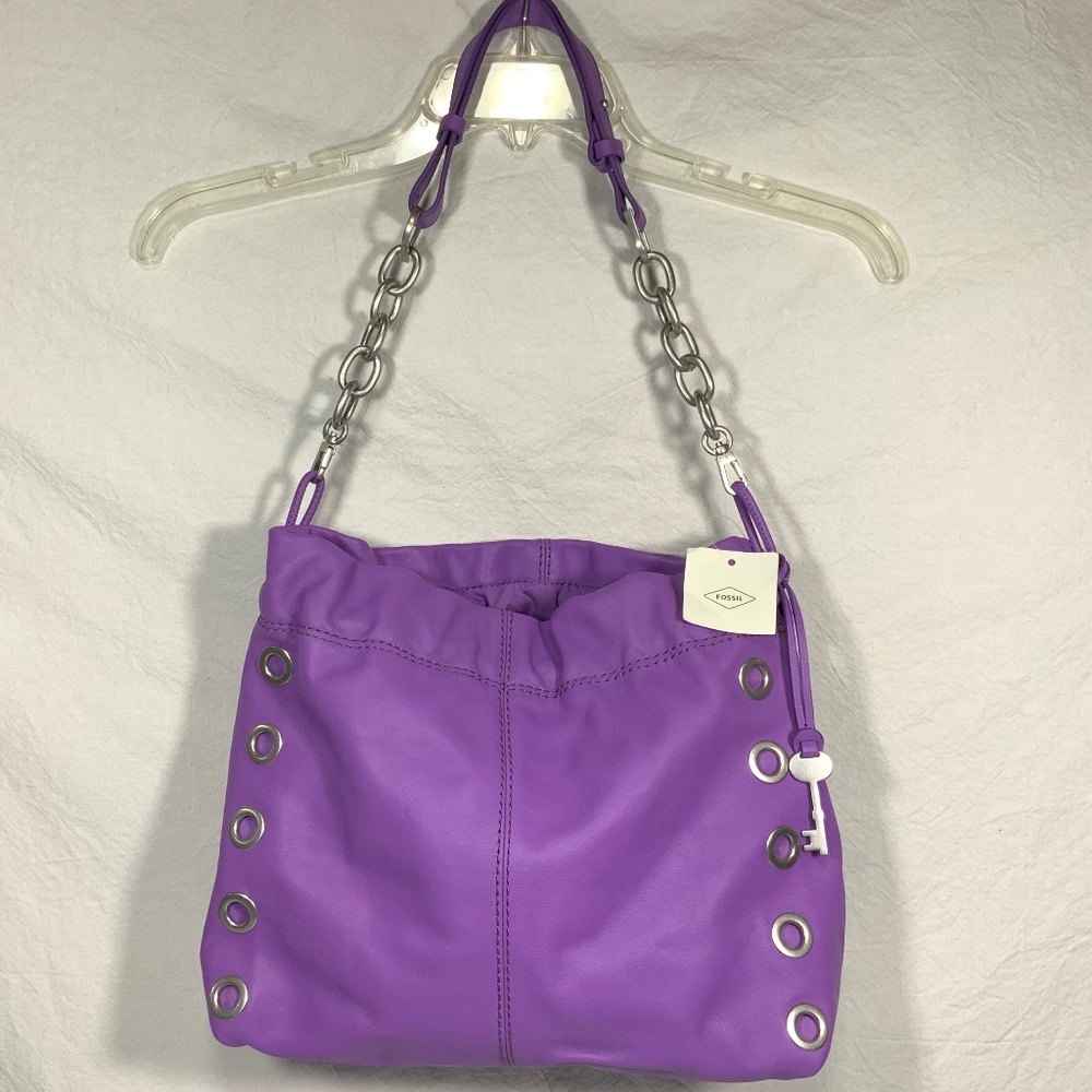 NWT - Fossil Gigi Purple Shoulder Bag